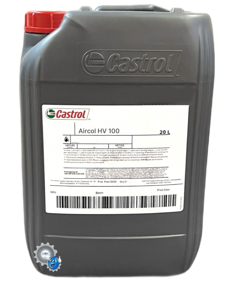 Castrolaircolhv100vacuumpumpoil20lnk lok Нафтова Компанія Лок Vacuum pump oil Castrol aircol hv 100