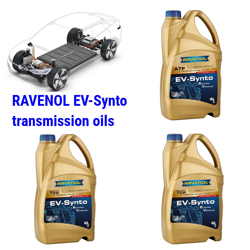 RAVENOL EVSynto transmission oils Нафтова Компанія Лок трансмісійні оливи серії RAVENOL EV Synto