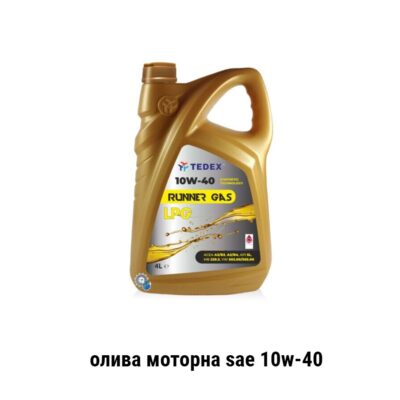Motor oil sae 10w 40 Tedex Runner Gas