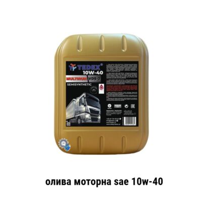 Motor oil sae 10w-40 Tedex Multirun